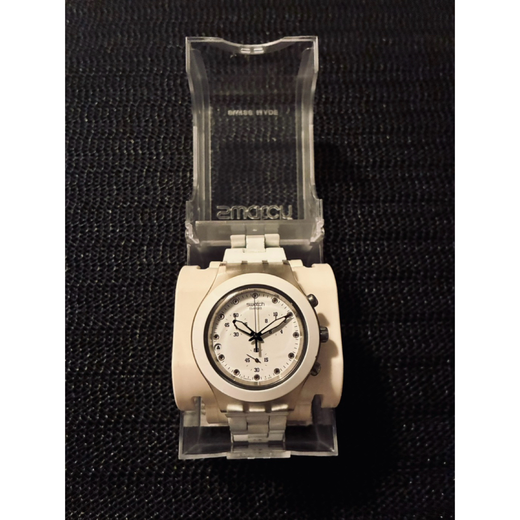 Swatch Irony Chrono Diaphane White Blood