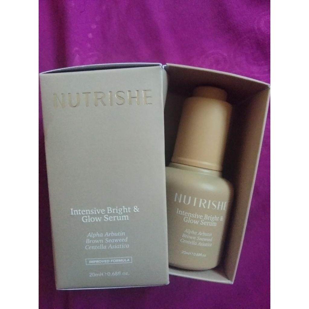 Preloved Serum Nutrishe Intensive Bright & Glow Serum 20ml Ori