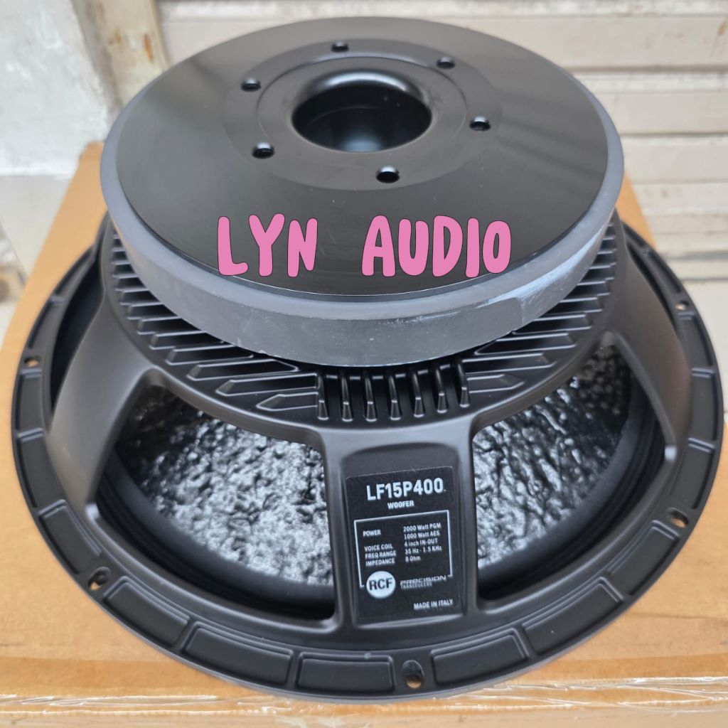 SPEAKER FULL RANGE RCF 15 INCH LF15P400 COATING LUAR DALAM KULIT JERUK 15P400
