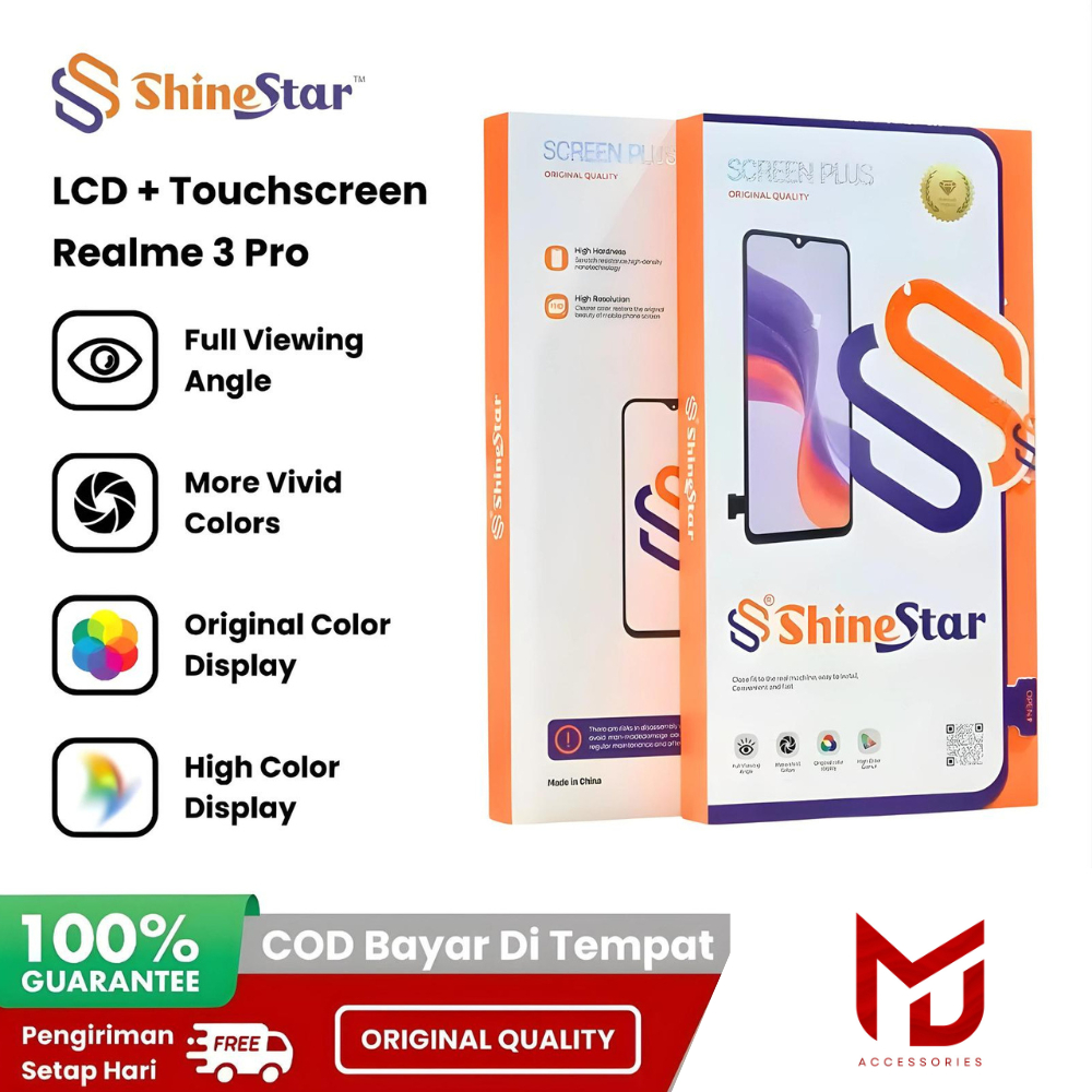 LCD Touchscreen Realme 3 Pro ShineStar Fullset - Garansi Toko