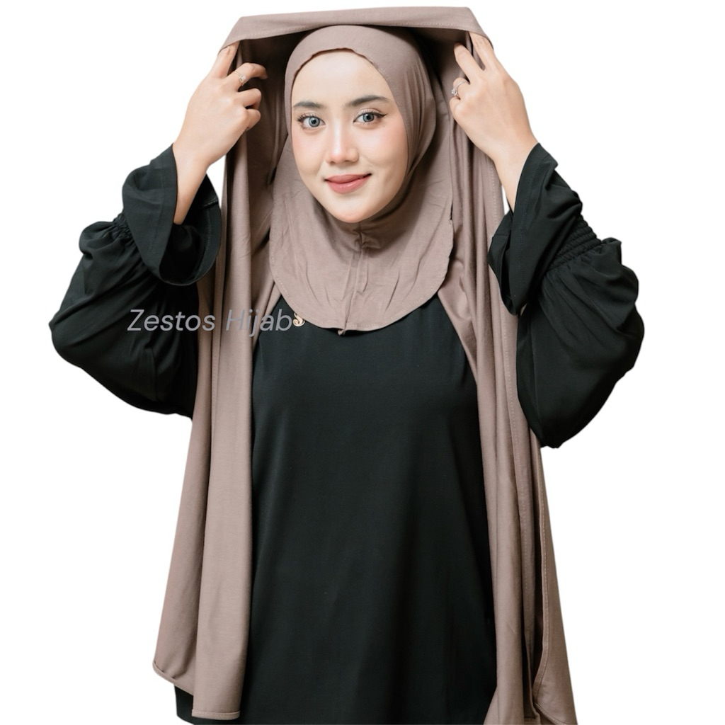 PASHMINA INNER LEHER BAHAN KAOS RAYON BY ZESTOS | PASHMINA INNER | TURKEY SHAWL
