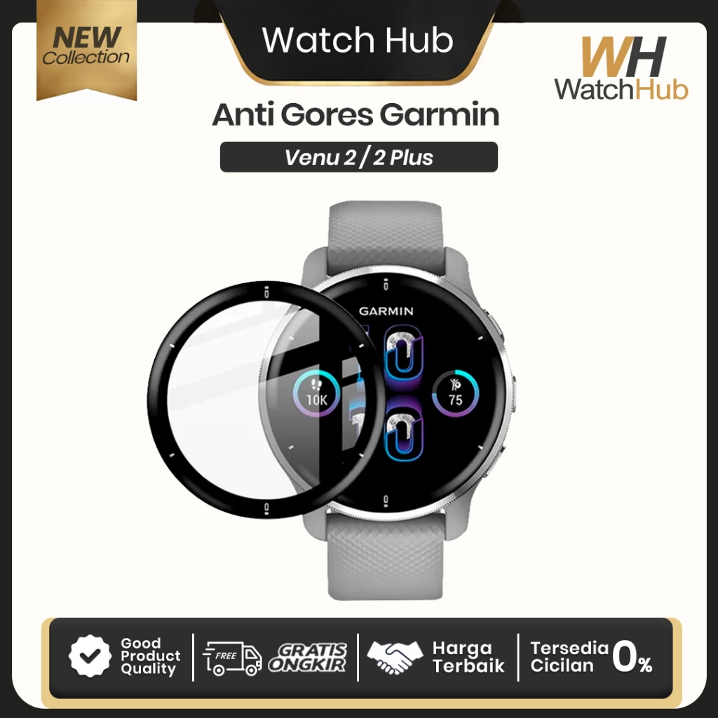 Anti Gores Garmin Venu 2 Plus Venu 2+ Antigores LCD Screen Protector Venu 2 Plus Venu 2+