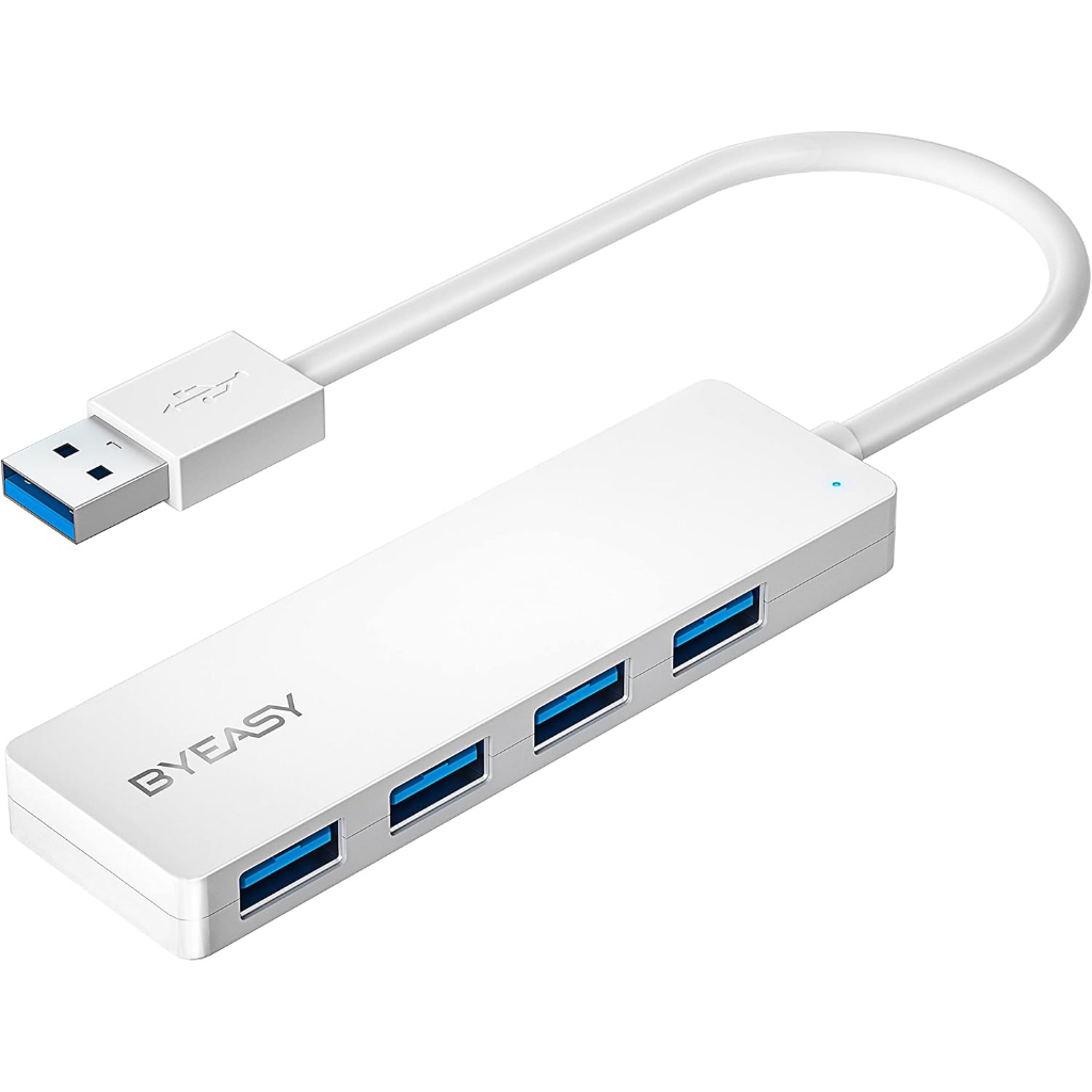 BYEASY USB Hub, Pembagi USB untuk Laptop, USB 3.0 Hub