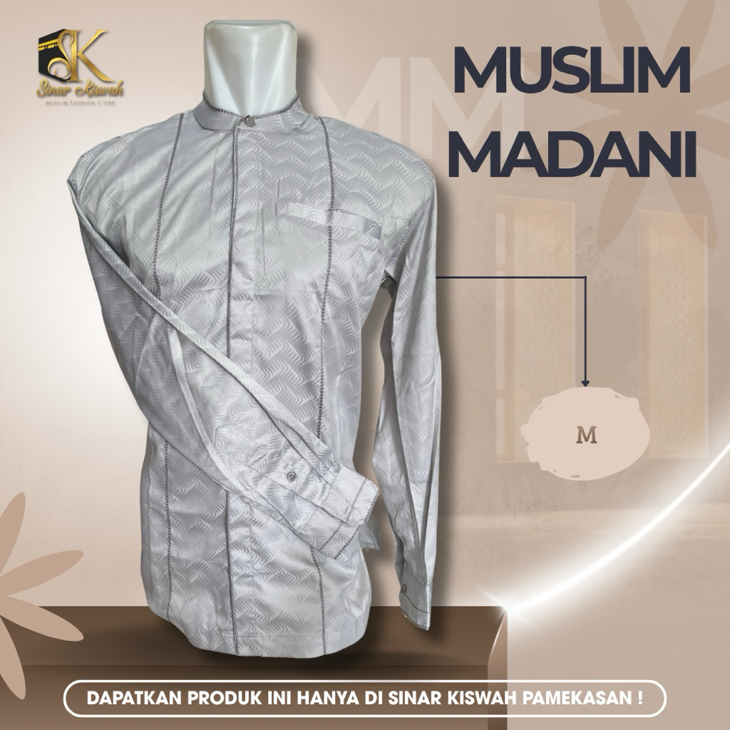 BAJU KOKO MUSLIMADANI LENGAN PANJANG