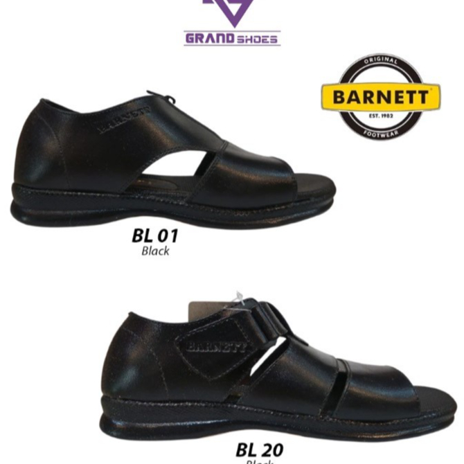 Barnett barnet BL Sepatu Sandal Pria slide Selop Kasual kulit anti slip Original