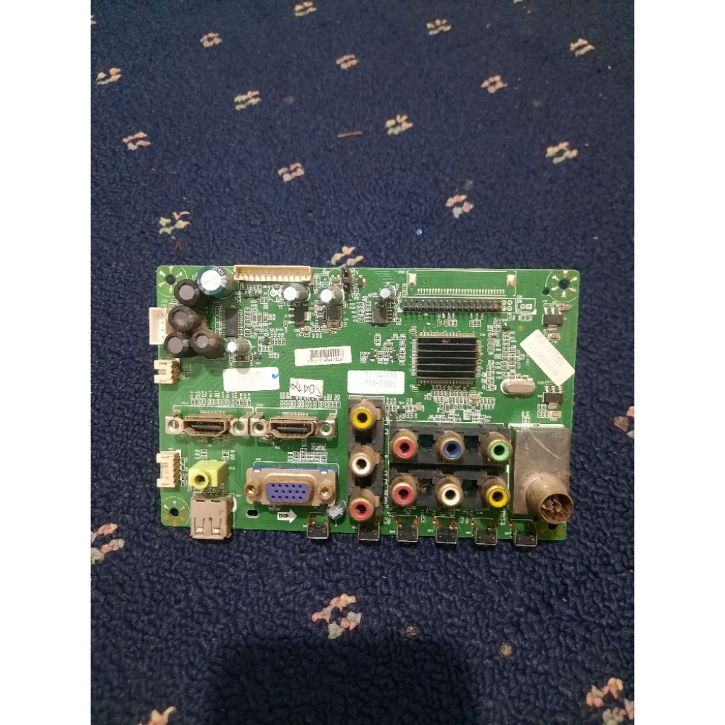 MB TV LED POLYTRON 24T8511 MAINBOARD MESIN TV LED POLYTRON