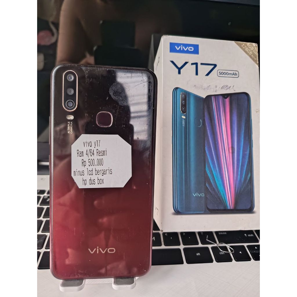 Vivo y17 ram 4/64 resmi deskripsi cek