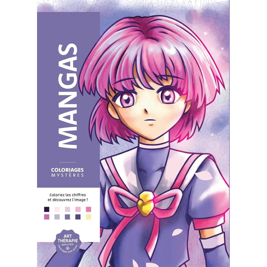 Digital Coloring Book by Number: Mangas