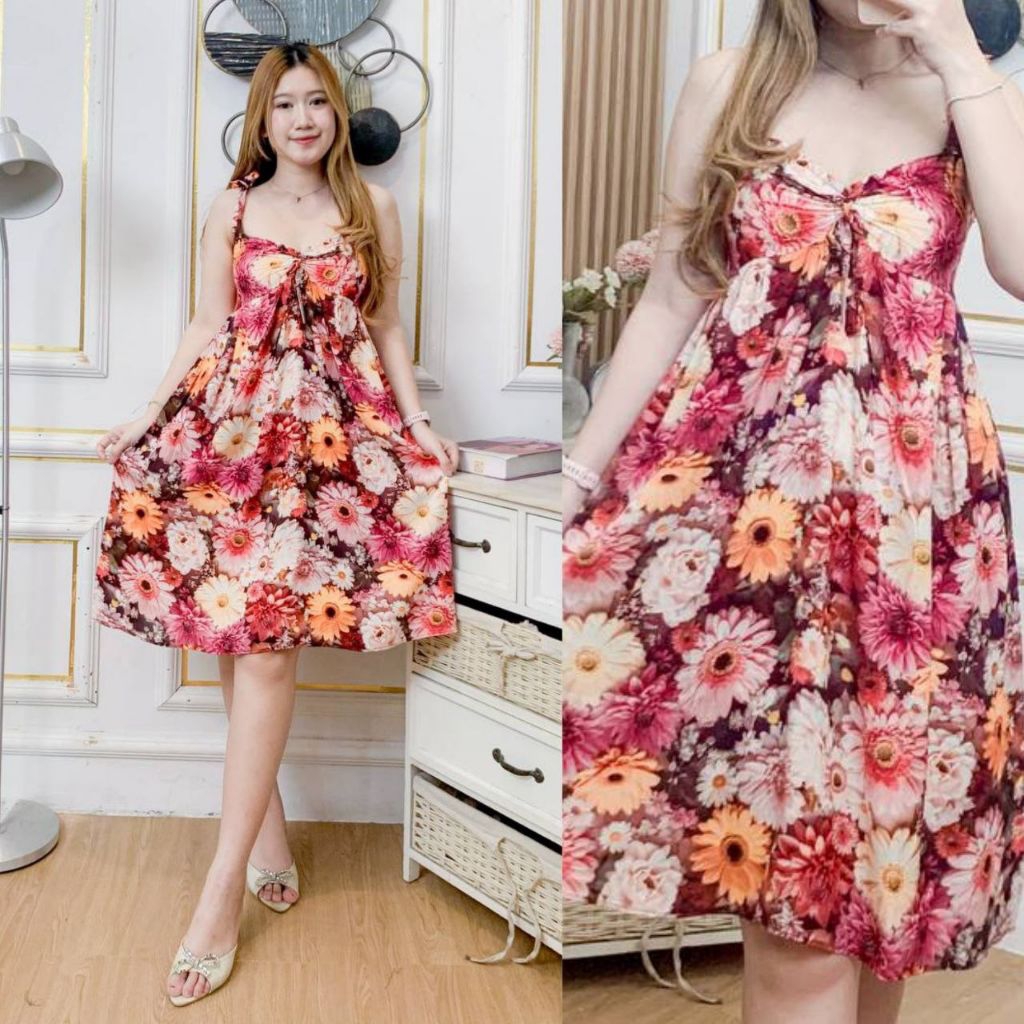 Daster Cathrine / daster tali satu / daster yukensi / baju tidur wanita / daster bali