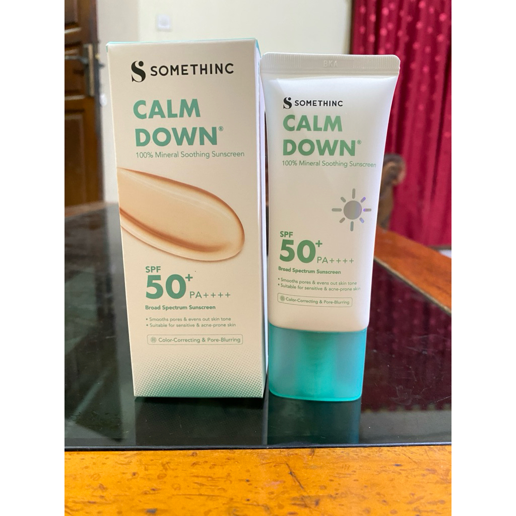 (preloved) SOMETHINC Calm Down Sunscreen 50gr