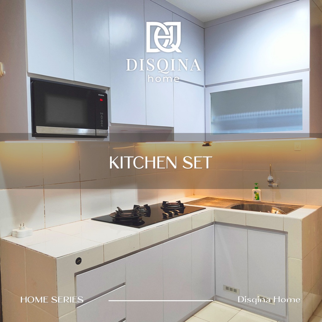 Kitchen Set Custom Interior Dapur Minimalis Kabinet Dapur Elegan & Awet