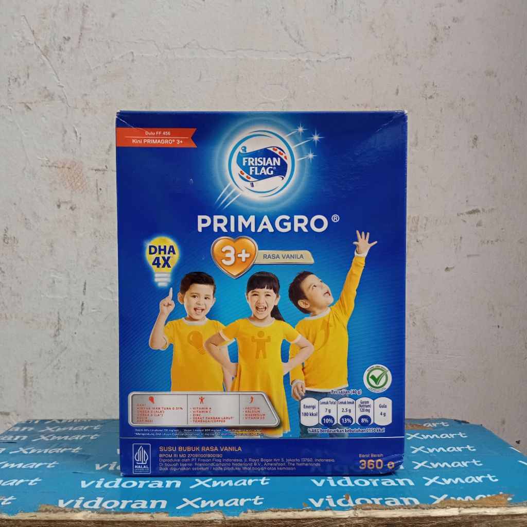 ( BELI 3 LEBIH HEMAT ) Primagro 3+ 360 vanila (free ff kompleta sachet)