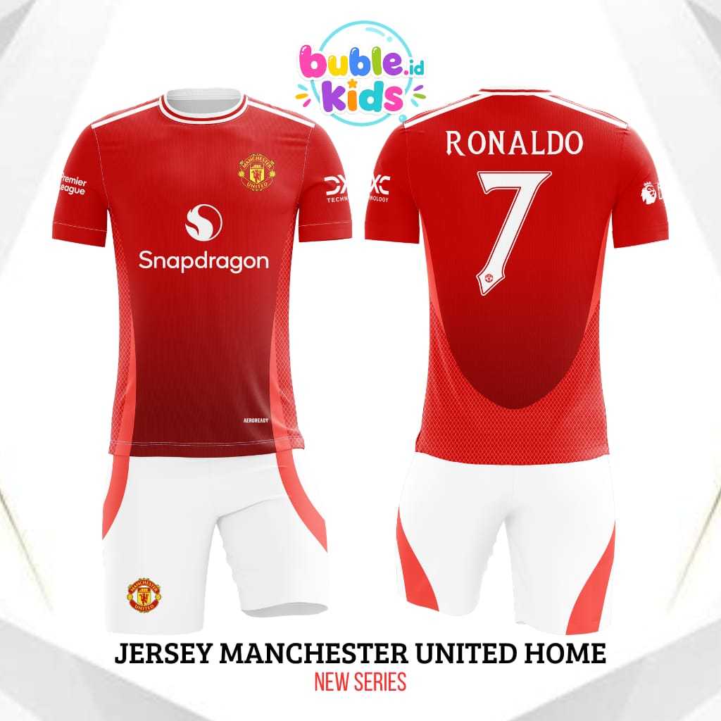 JERSEY SETELAN TERBARU Jersey MU home | kaos olahraga anak best seller original premium promo | Jers
