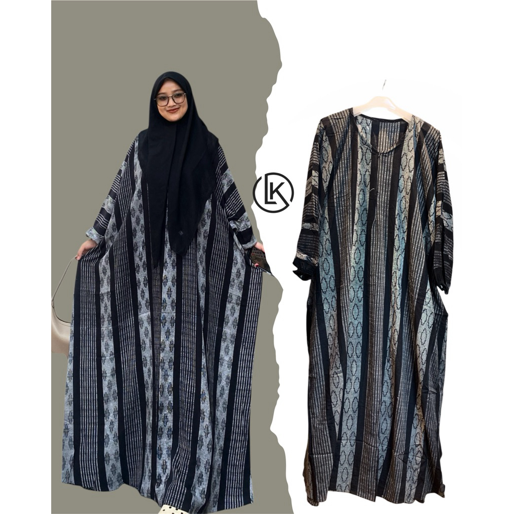 Kaftan Soraya Motif Mewah Rayon super Batik Pekalongan Original Kaftan Abaya Jumbo