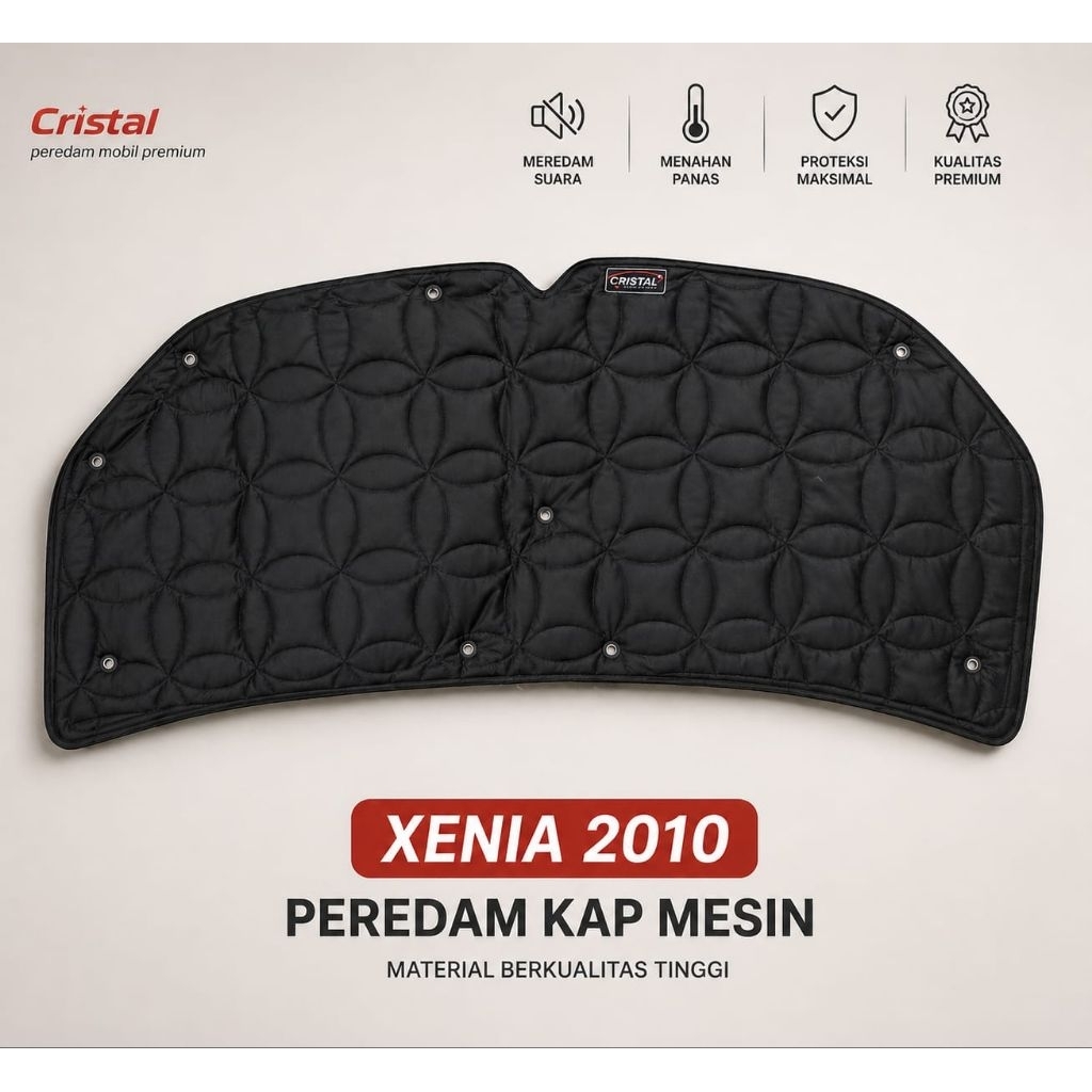 DAIHATSU XENIA 2010 Peredam suara dan panas kap mesin mobil, PNP WATERPROOF FLUS KLIP KANCING