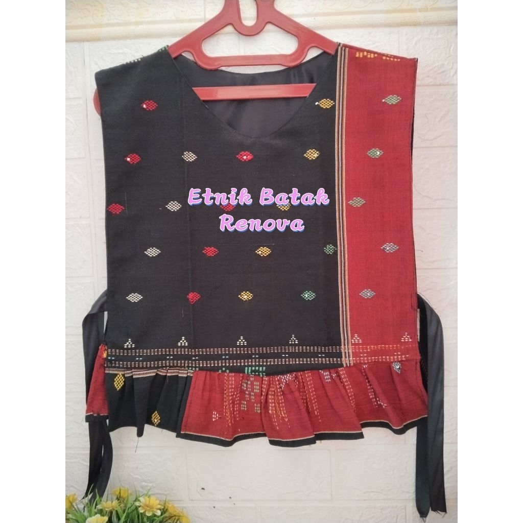 rompi ulos/ outer ulos Batak vest Batak, rompi ulos kekinian untuk remaja dan dewasa