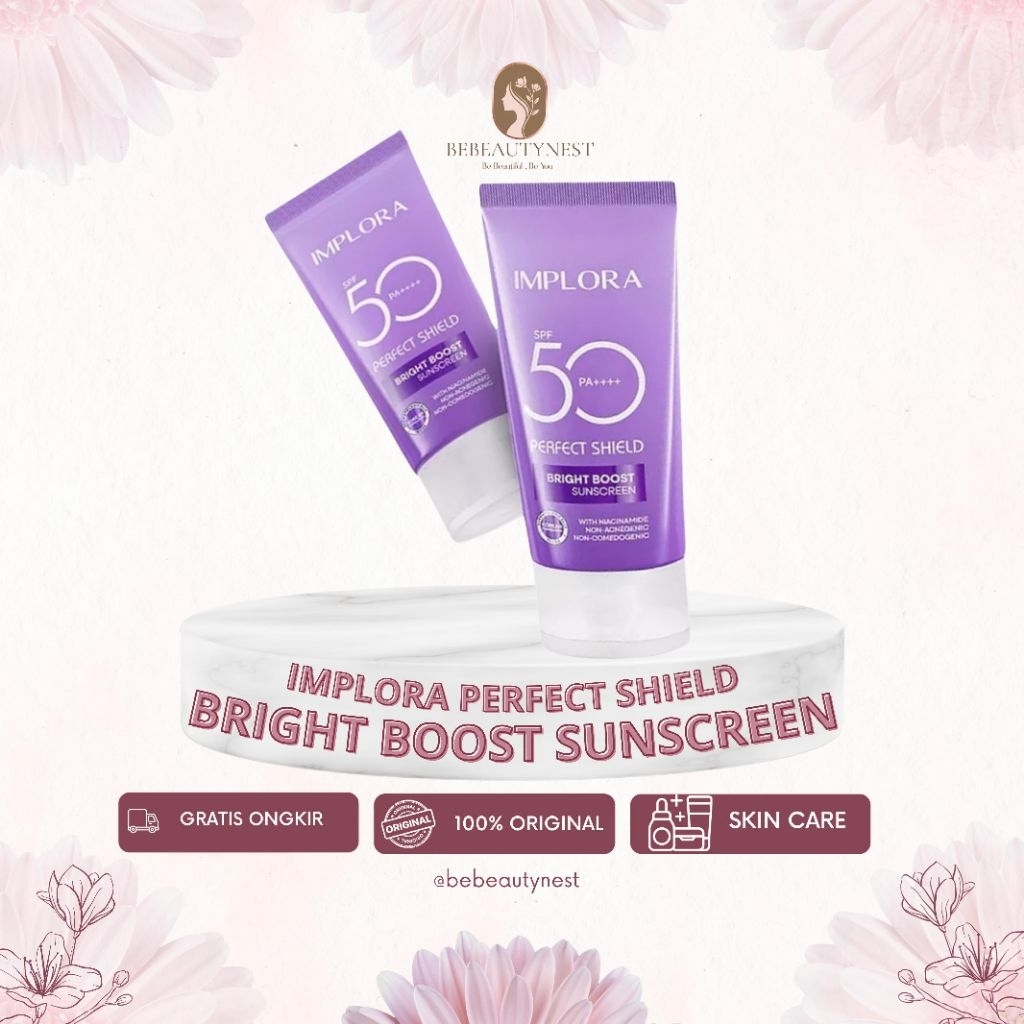 IMPLORA SUNSCREEN | IMPLORA PERFECT SHIELD BRIGHT BOOST SUNSCREEN | IMPLORA SUNSCREEN SPF 50