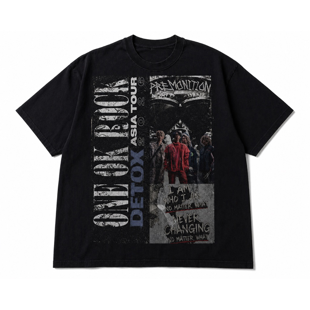 KAOS ONE OK ROCK DETOX TSHIRT ONE OK ROCK DETOX