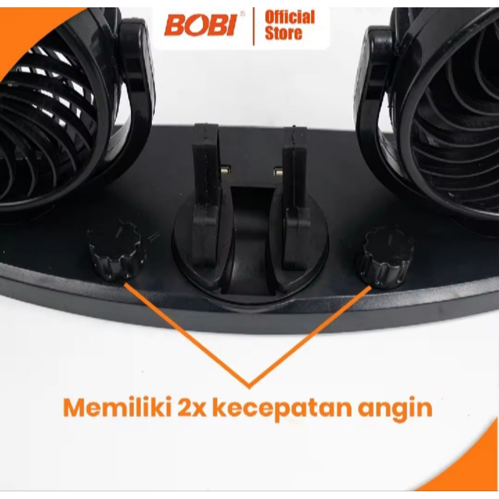 kipas mobil dilengkapi cas usb+holder hp