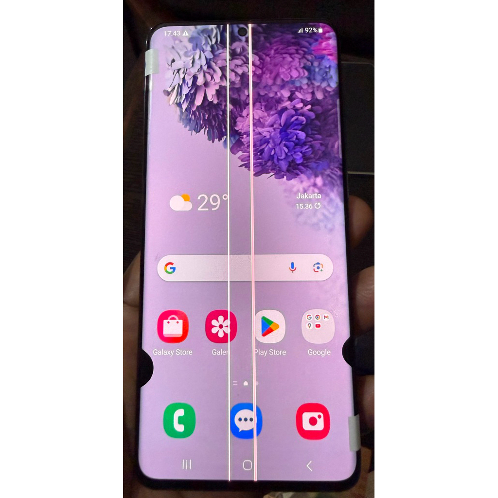 lcd touchscreen samsung galaxy s20 plus/S21 plus/S21 FE original copotan minus baca deskripsi