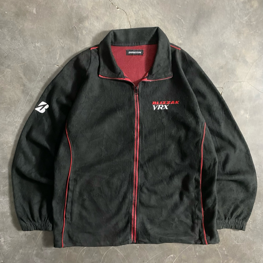 Jaket Fleece Bridgestone Blizzak VRX Vintage Racing Team - Size L/XL