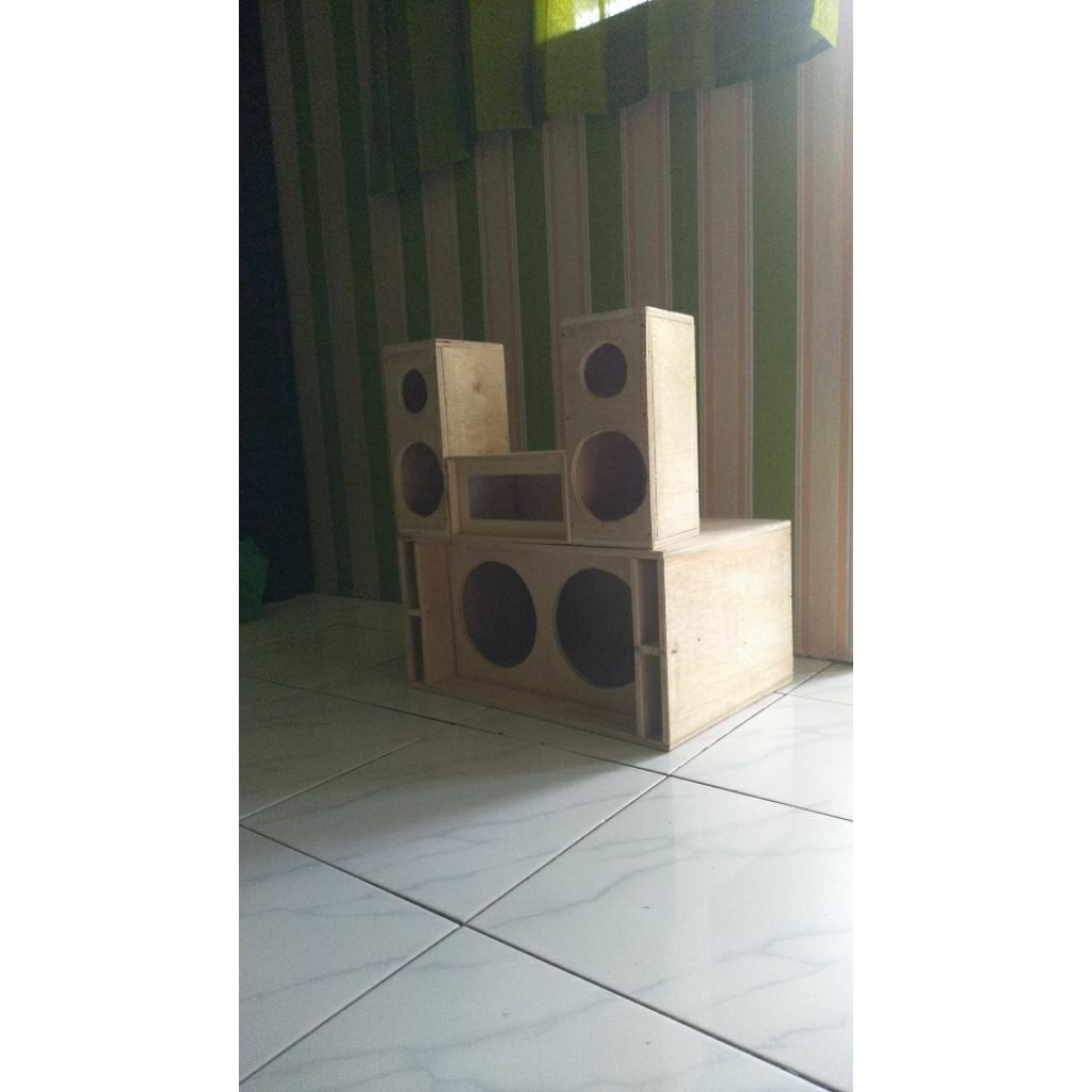box speaker 6 in subwofer dobel