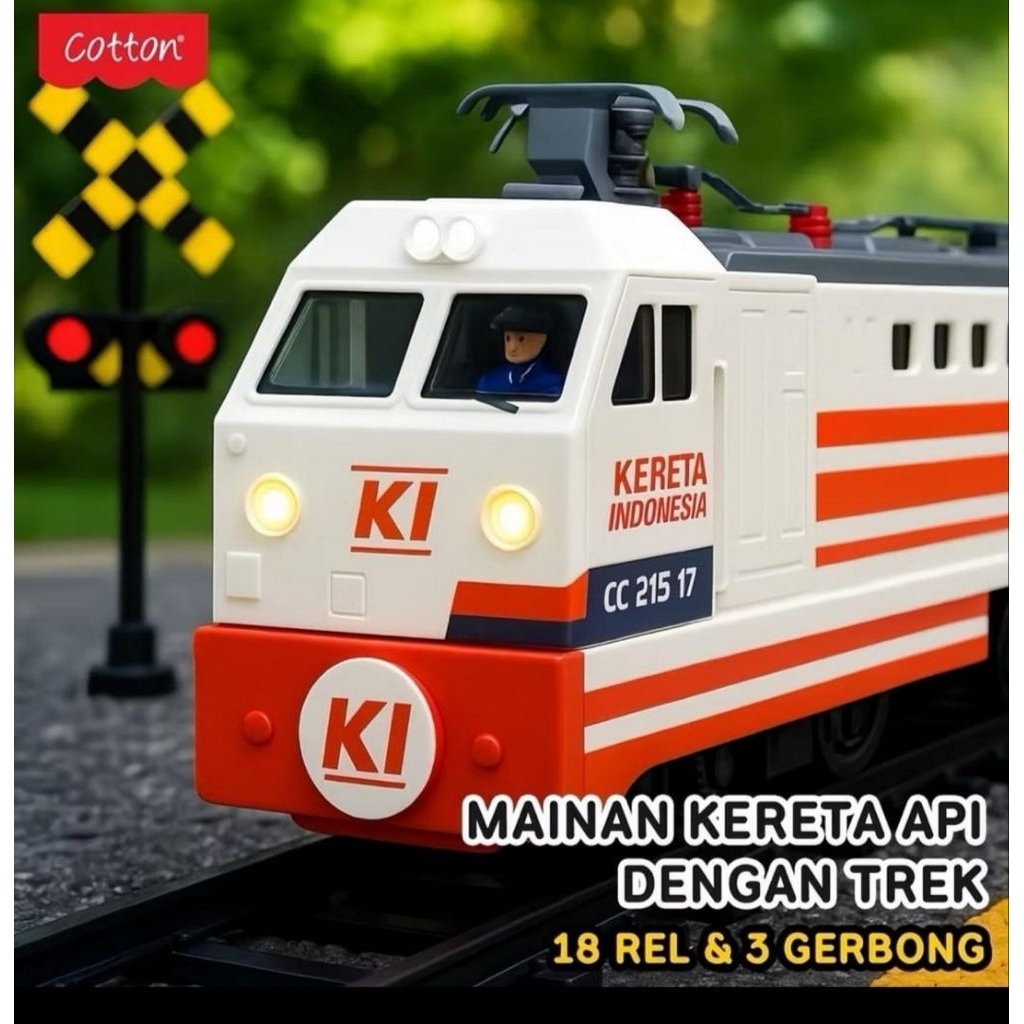 Mainan Kereta Api Indonesia KAI