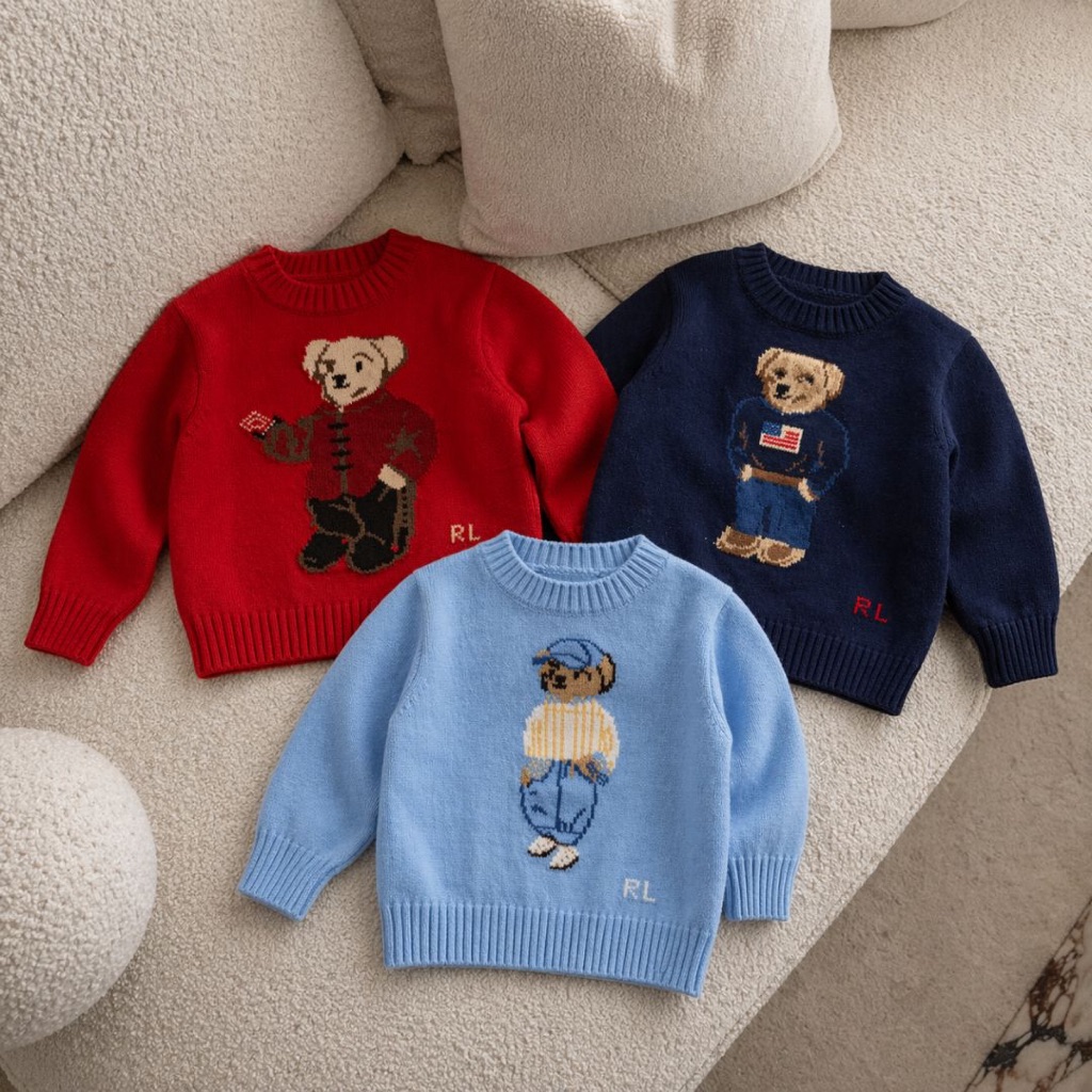 SWEATER KNIT ANAK PREMIUM - BILLY SWEATER - Knit Cable Sweater Baju Lengan Panjang Anak Laki Laki Pe