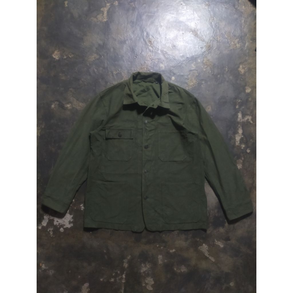 UNIQLO  Olive Green Utility Jacket