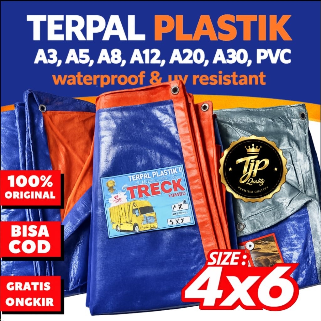 Jual Terpal Plastik Ketebalan Lengkap A3/A5/A8/A12/A15/A20/A30/PVC Terpal Serba Guna Tahan Air & Pan