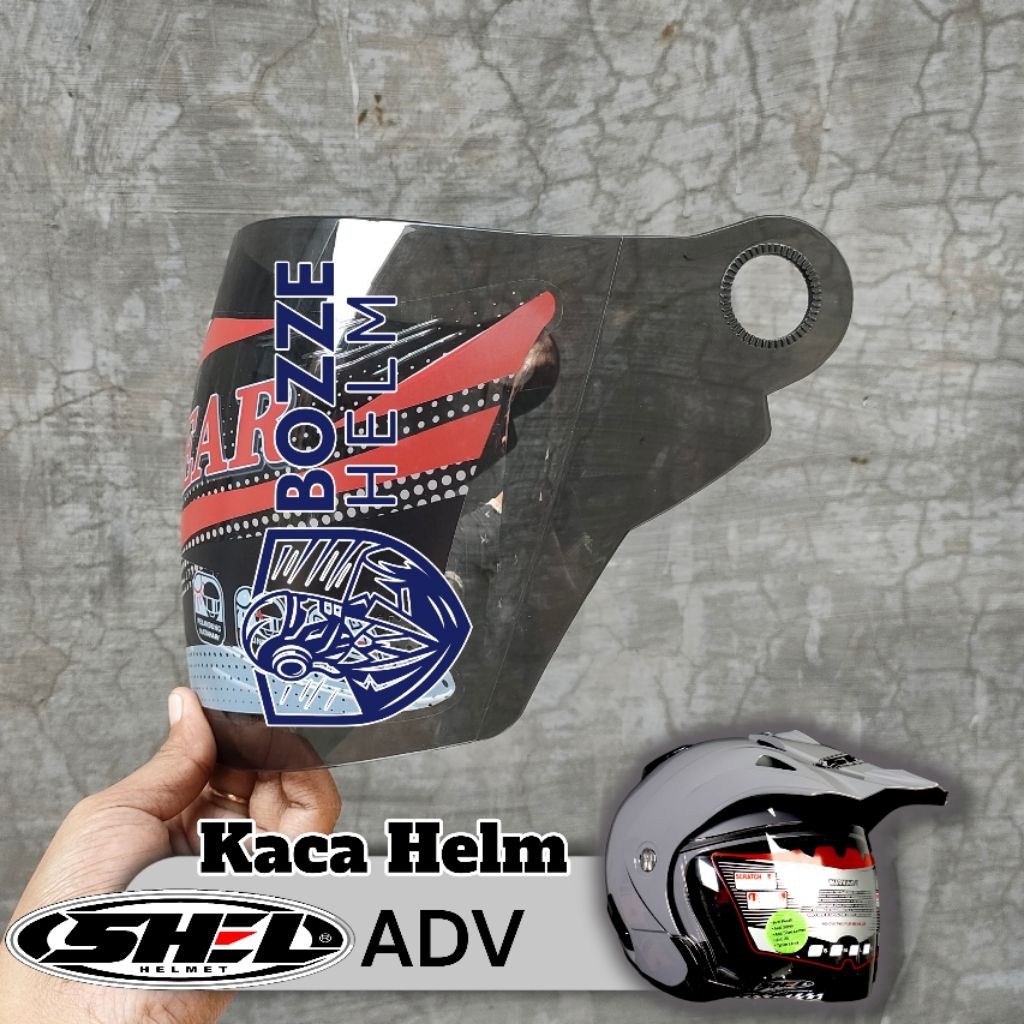 BOZZEHELM Kaca Helm Shel ADV double Visor
