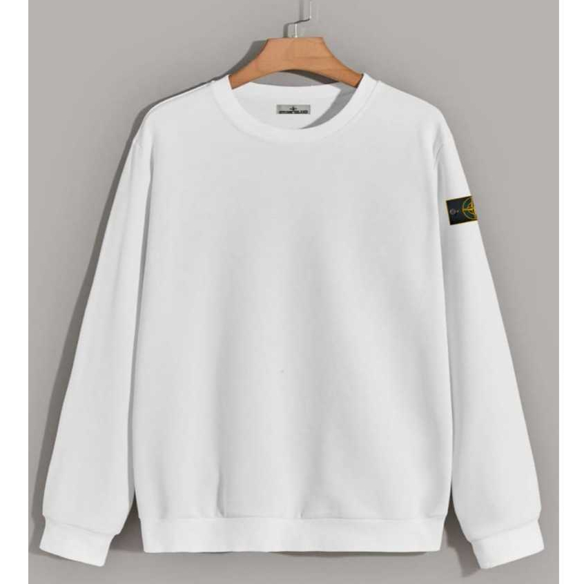 baju Crewneck Vintage Ootd Fashion Bandung / Sweatshirt Lengan Panjang Bahan Cotton Fleece Premium /