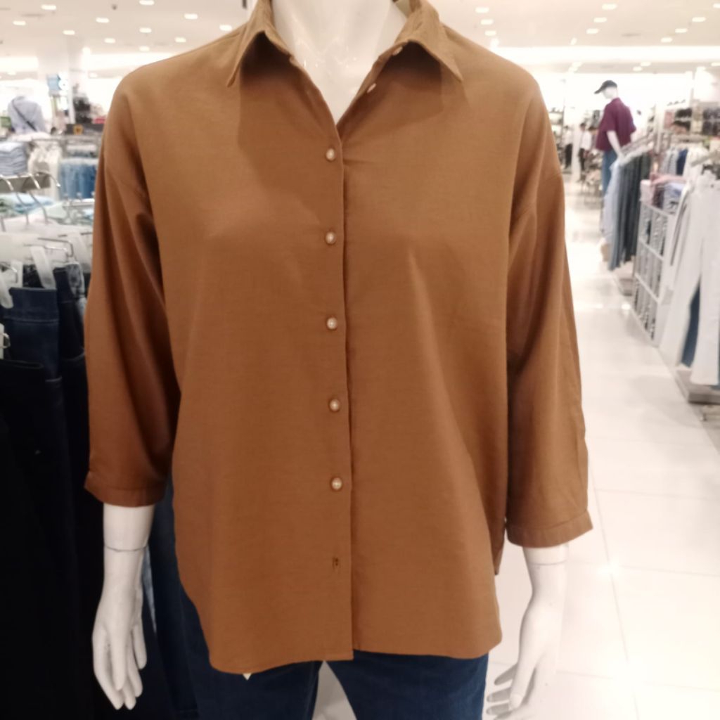 C2 KEMEJA CASUAL POLOS | BLOUSE WANITA | ORIGINAL