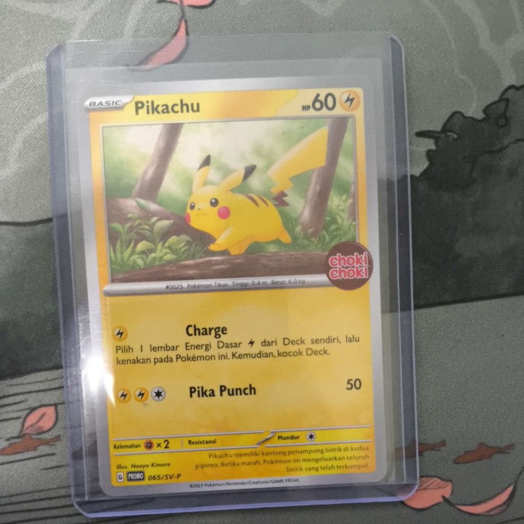pikachu promo choki choki