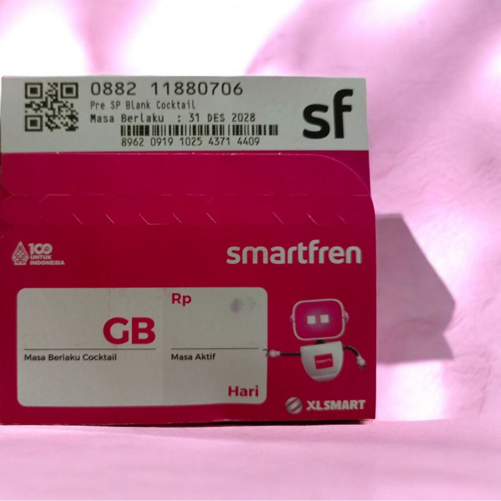 nomor cantik smartfren 88 2 11 88 07 06 isi kuota 3gb jaringan 5G XL