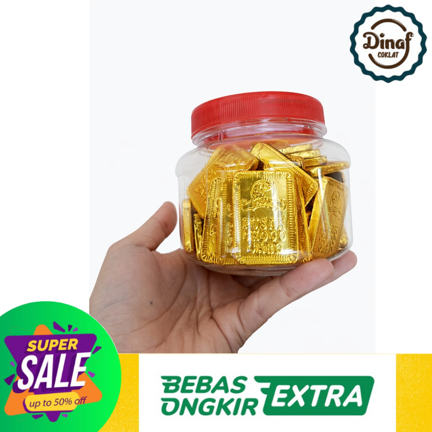 Coklat Koin Emas Pusan(Coklat Compound Bentuk Koin)