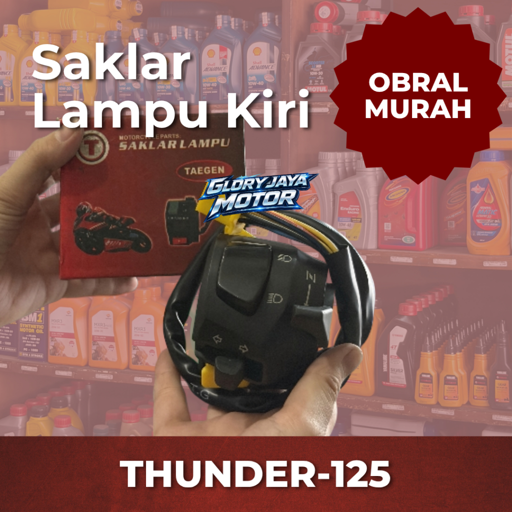 HOLDER SAKLAR LAMPU SEN KIRI THUNDER-125 SUZUKI TAEGEN ORI