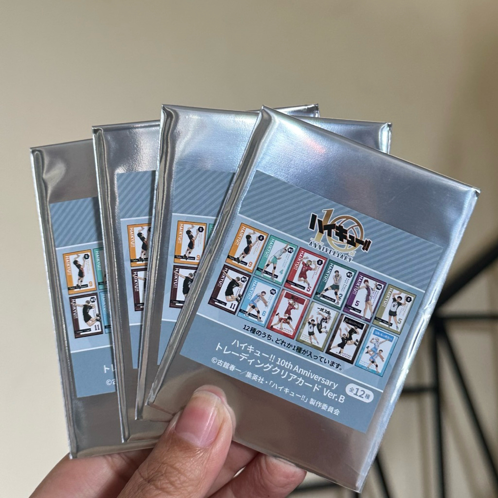 Haikyuu 10th Anniversary Trading Clear Card Ver. B