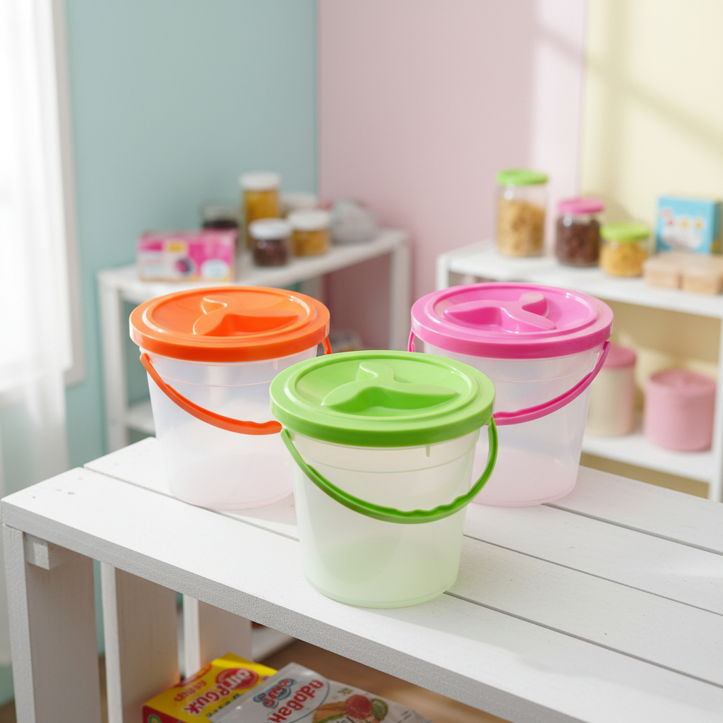 Toples Kerupuk Jumbo 16 Liter - Sealware Plastik Tempat Snack Besar & Kedap Udara