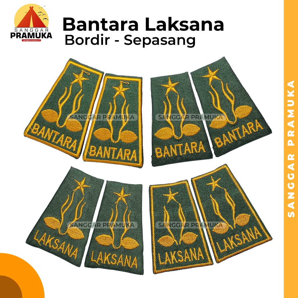 Tanda Kecakapan Umum Pramuka Penegak Bantara Laksana SEPASANG /TKU Penegak / TKU Tingkat SMA/MA