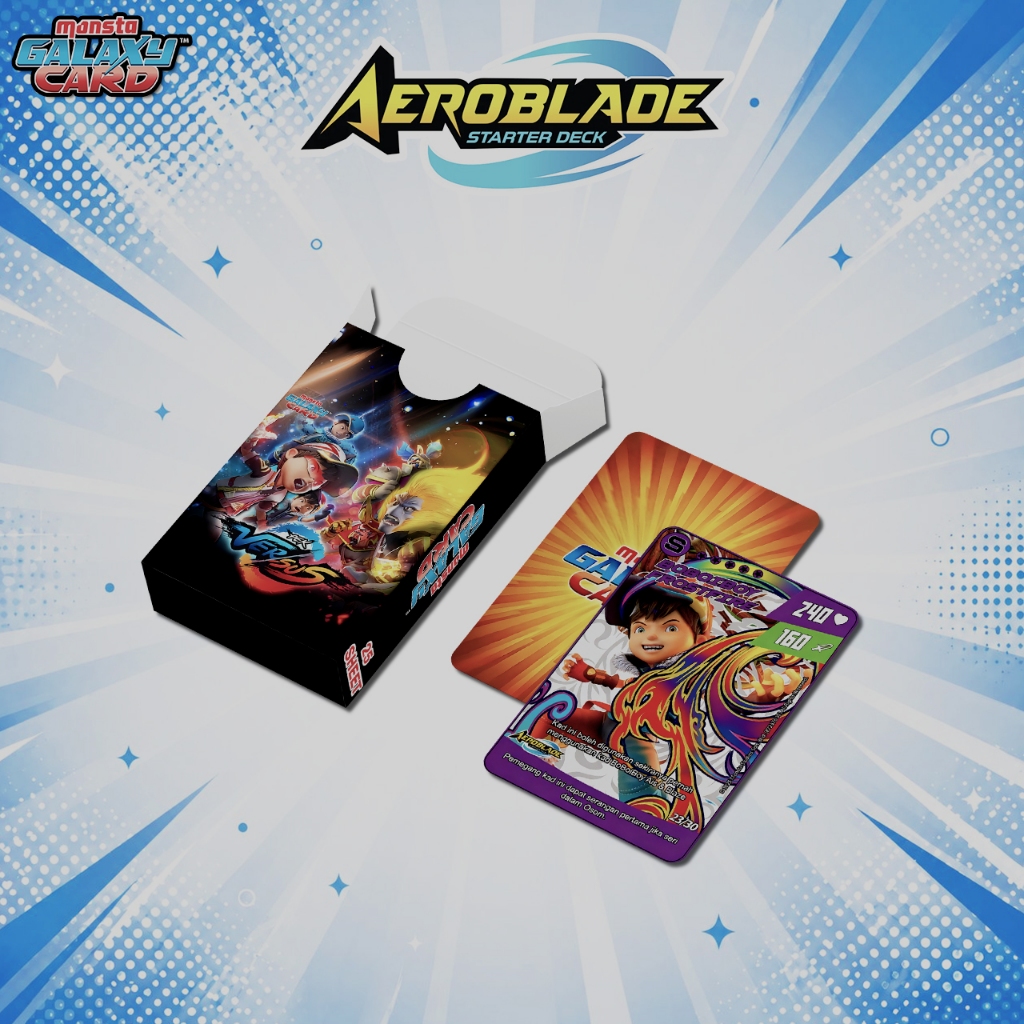 BOBOIBOY MONSTA GALAXY CARD PEK AEROBLADE