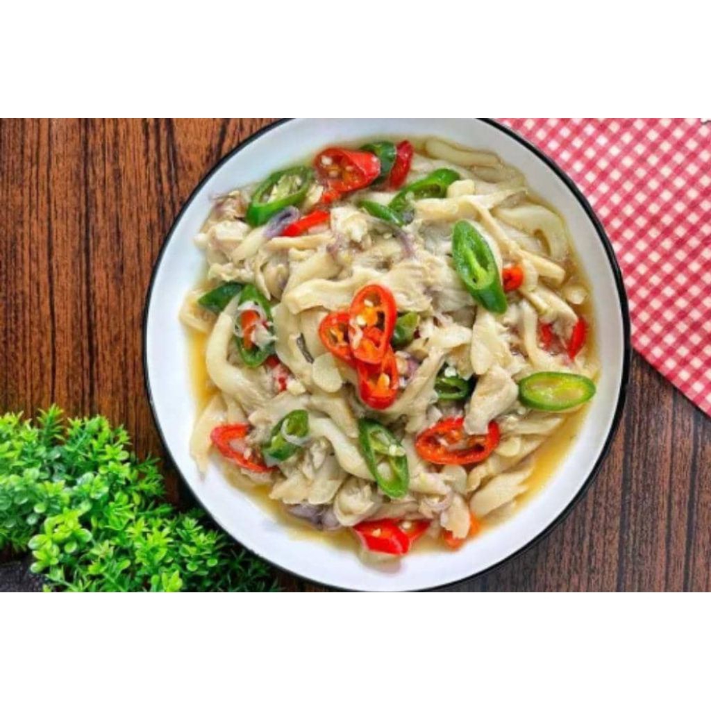catering harian tumis jamur tiram cabe gendot/bandung/enak/sunda