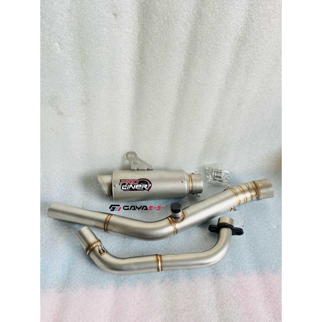 KNALPOT PROLINER ORIGINAL SONIC 150 R FI SUPRA GTR 150 TR 1 R  PROFESIONAL SHORT TITAN PRO LINER