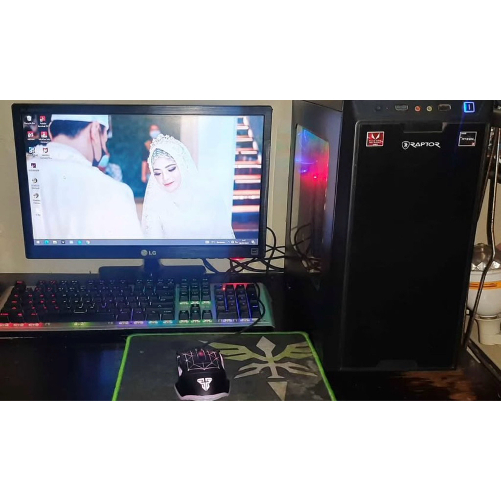 komputer pc ryzen 3 second