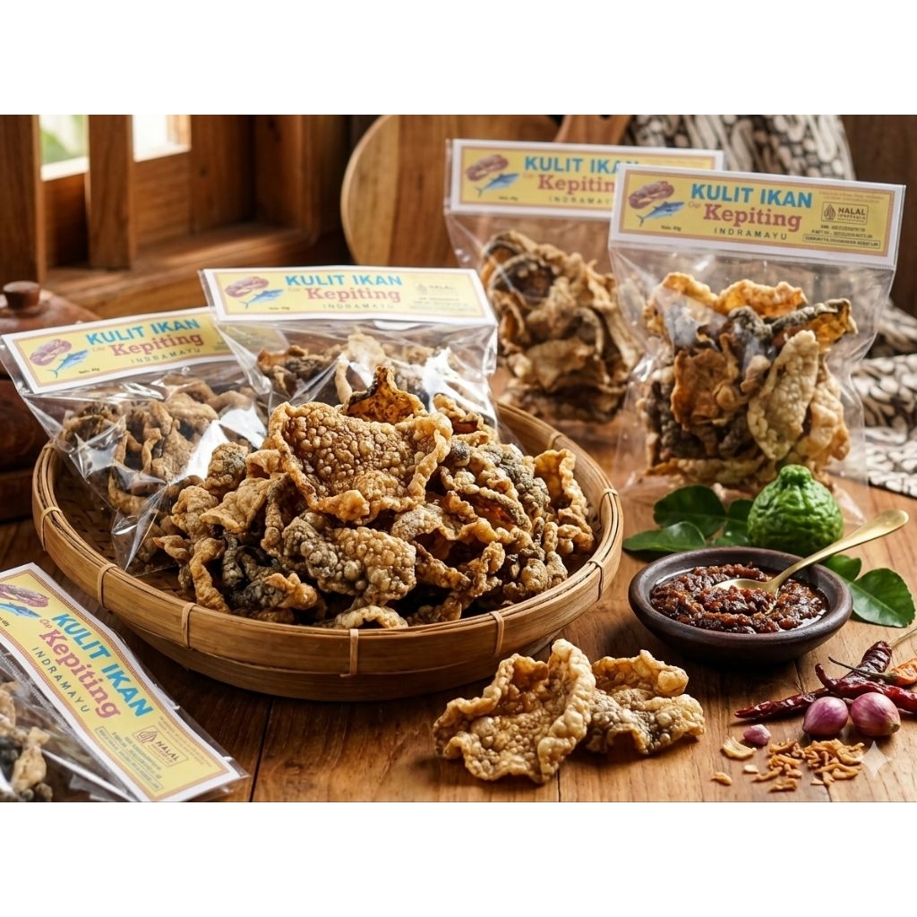 Krupuk kulit ikan