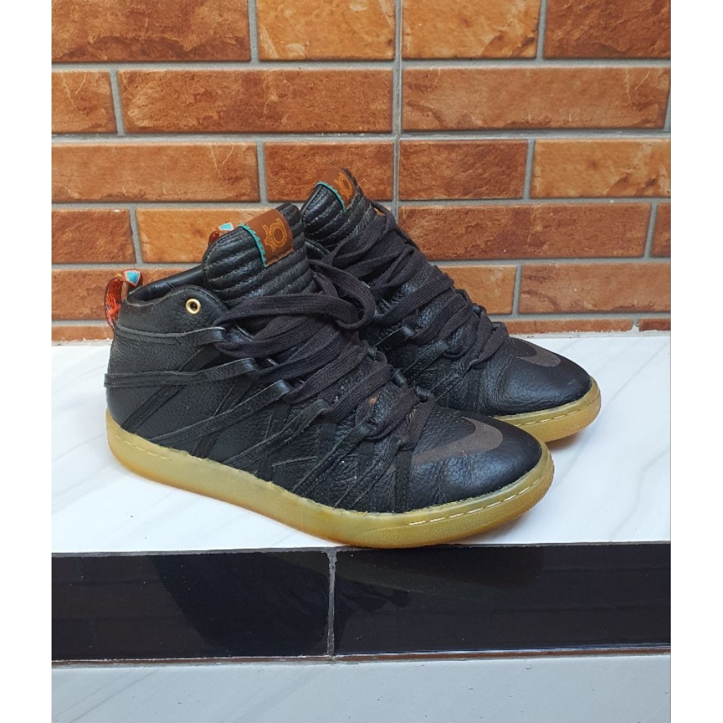 Sepatu Nike KD VII NSW Black Leather Size 42 Second Ori