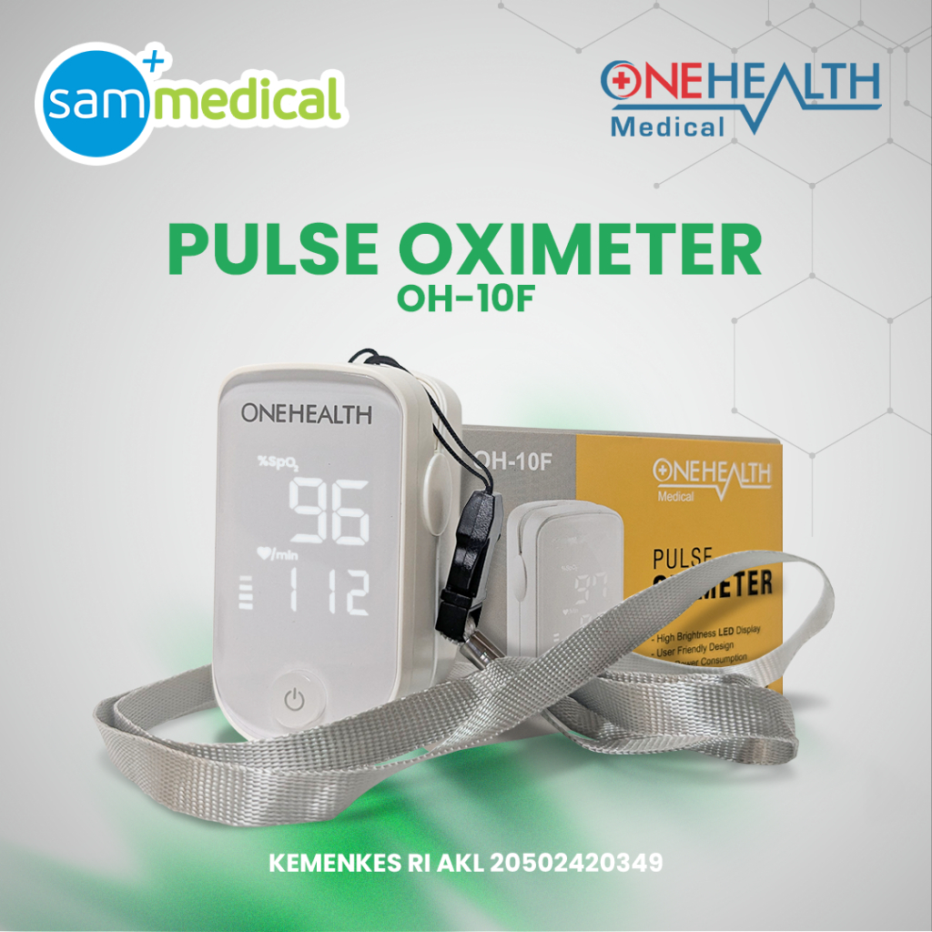 One Health Pulse Oximeter - OH 10F / Saturasi Oksigen SpO2 / Alat Saturasi Oksigen Pulse Oximeter
