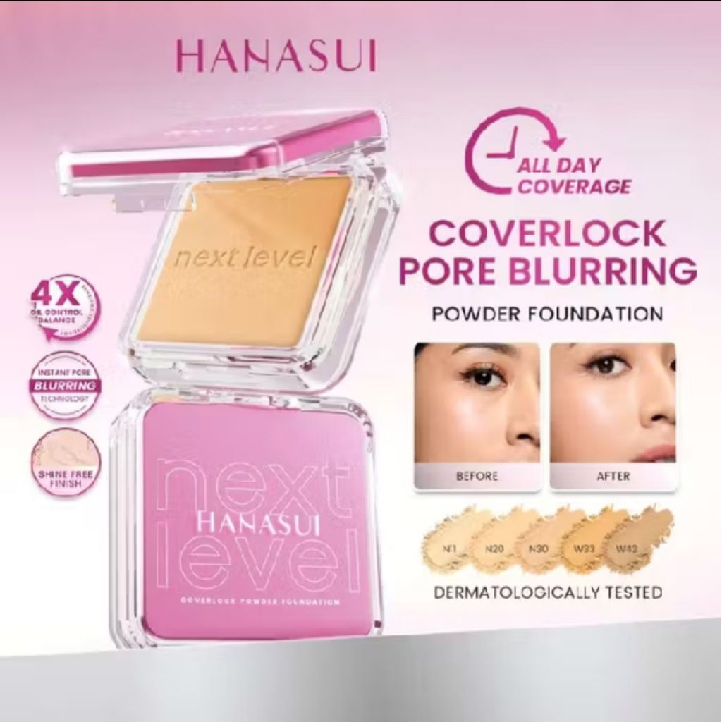 Powder Foundation - HANASUI Next Level Coverlock Powder Foundation