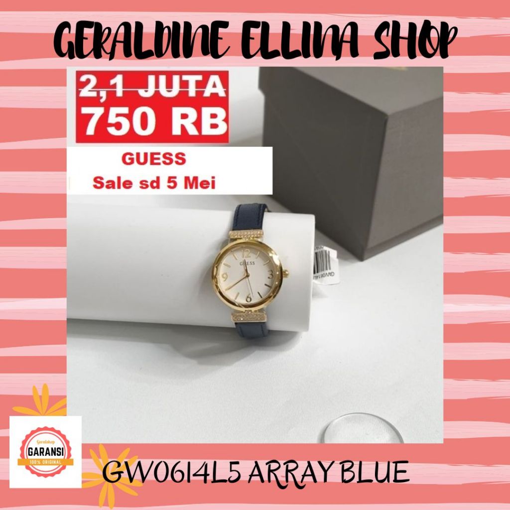 Jam tangan Guess watch Wanita ori 100% seri GW0614L5 SALE