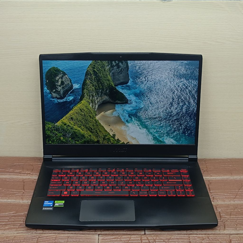 Laptop MSI GAMING Thin GF63 12UC Intel Core i5-12450H RAM 8GB SSD 512GB RTX 3050 GEN12 144Hz